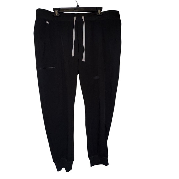 Figs black scrub pants/joggers women's XXL - Picture 1 of 9